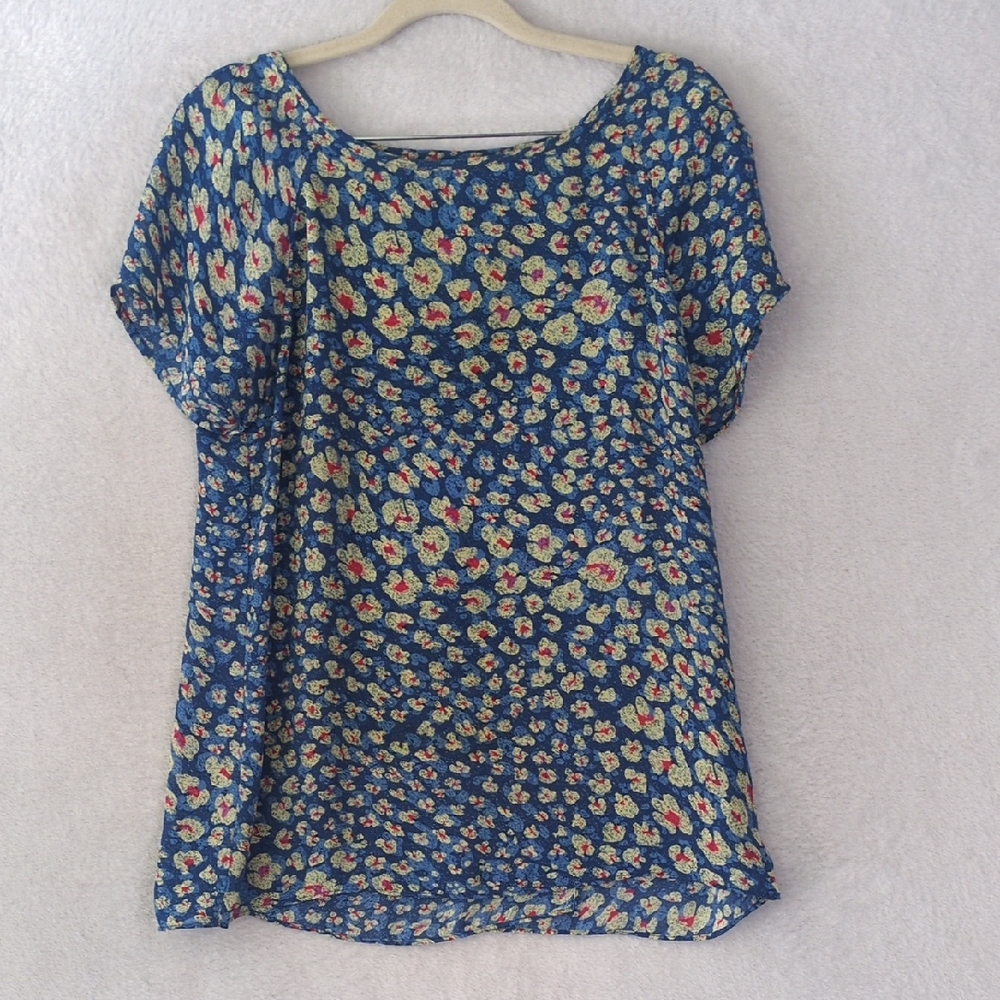Cabi Womens Patterned Office Career Blouse Size XS
